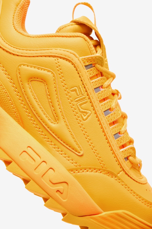 Fila Orange Big Kids\' Disruptor 2 Premium