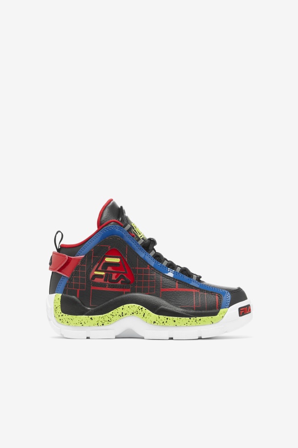 Fila Small Kids' Grant Hill 2 μαύρο/μπλε/κόκκινο