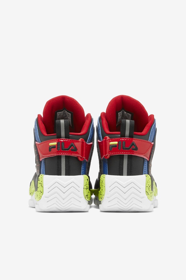 Fila Small Kids\' Grant Hill 2 μαύρο/μπλε/κόκκινο