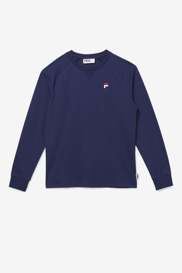 μακρυμάνικο μπλουζάκι Peacoat Fila Flynn