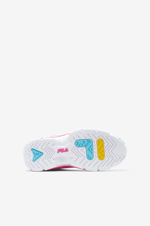 μεγάλος λόφος για παιδιά 2 Fila White/ροζ/γαλαζόψαρο
