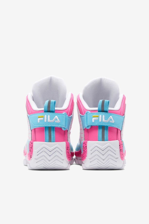 μεγάλος λόφος για παιδιά 2 Fila White/ροζ/γαλαζόψαρο