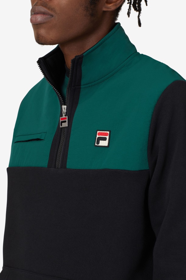 Fila Black/june Bug/χρυσή λάμψη Francisco Fleece Jacket