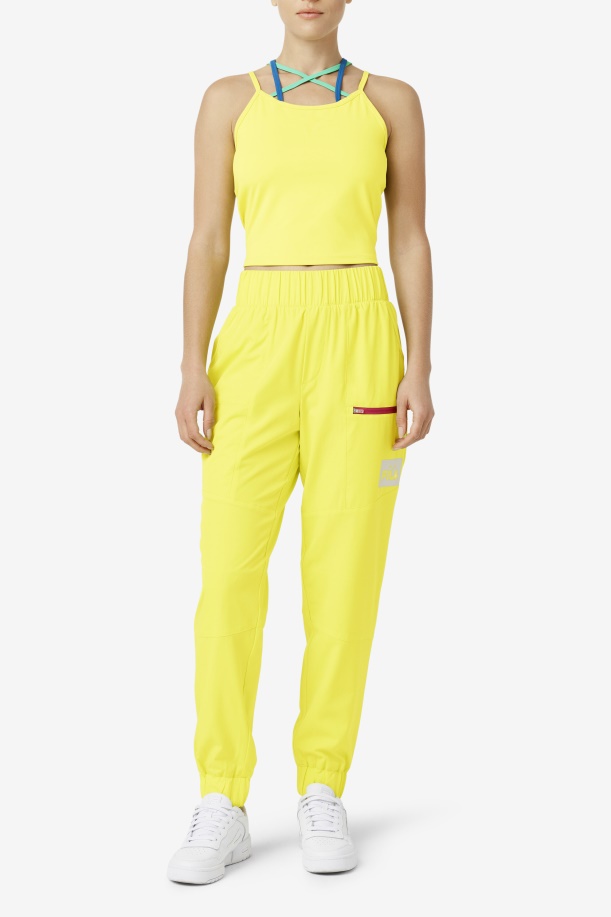 Cecillia Strappy Tank Fila Sulfur