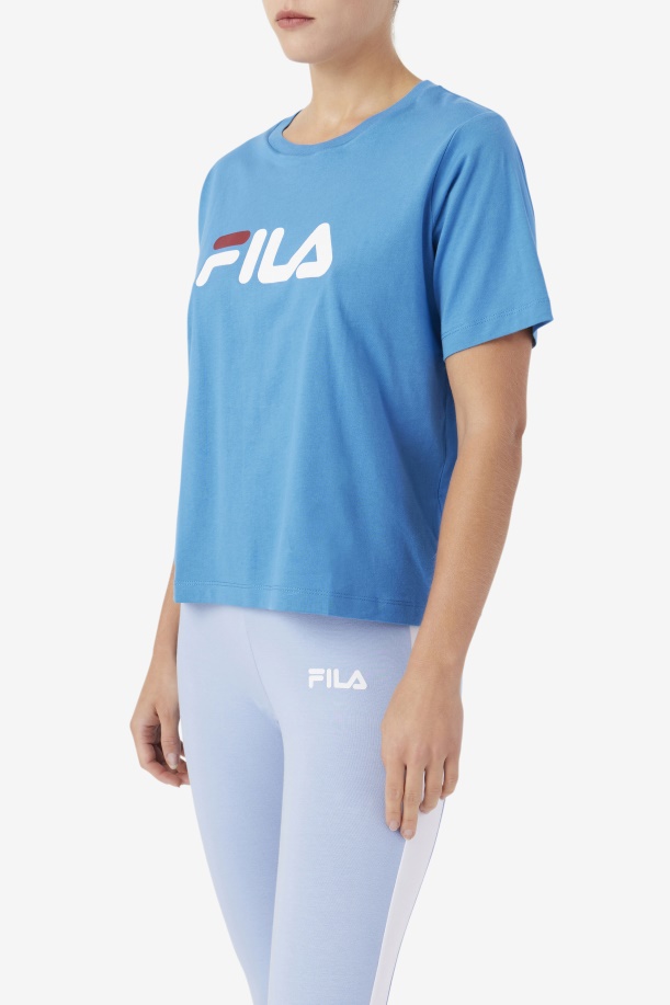 Fila Thea Tee Vallarta μπλε/λευκό/ραβέντι