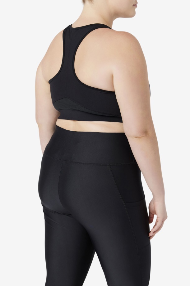 αθλητικό σουτιέν Fila Uplift Racerback μαύρο