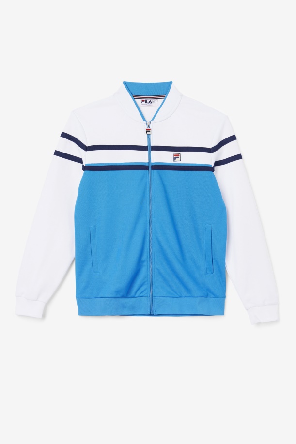 μπουφάν Directoire μπλε/λευκό/peacoat Fila Naso