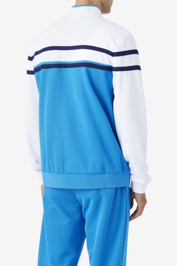 μπουφάν Directoire μπλε/λευκό/peacoat Fila Naso