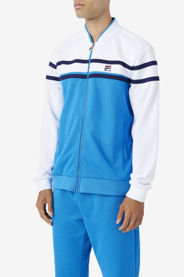 μπουφάν Directoire μπλε/λευκό/peacoat Fila Naso