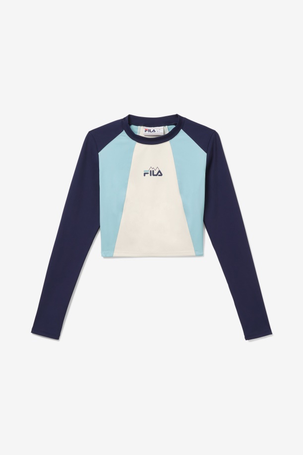 Fila Whitely Top ναυτικό/παγωμένο Aqua/gret
