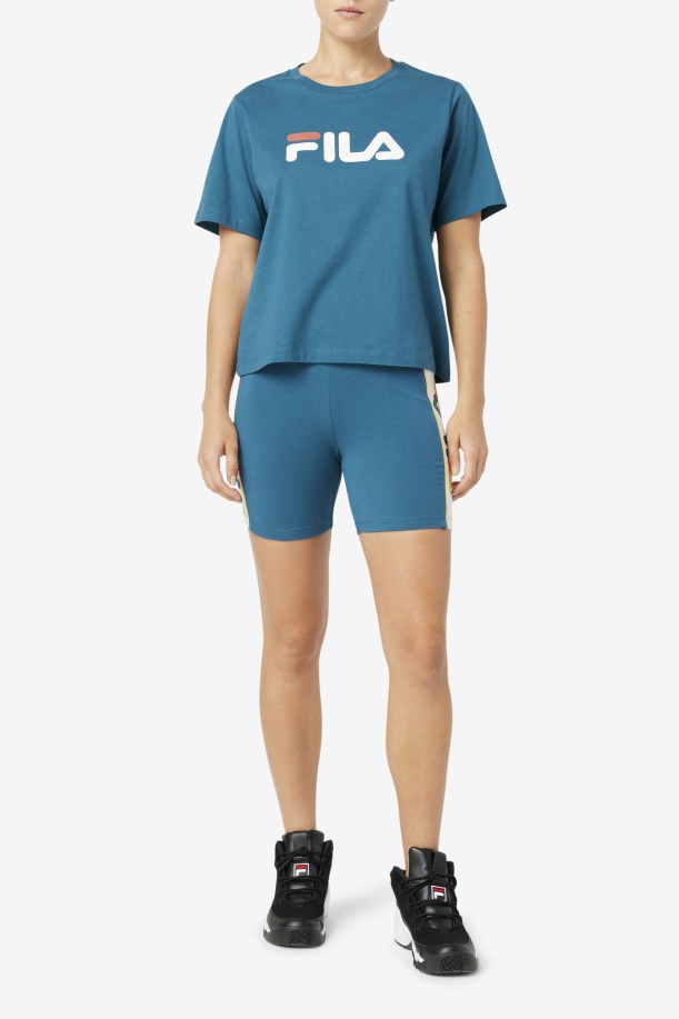 μπλε κοραλί Fila Thea Tee
