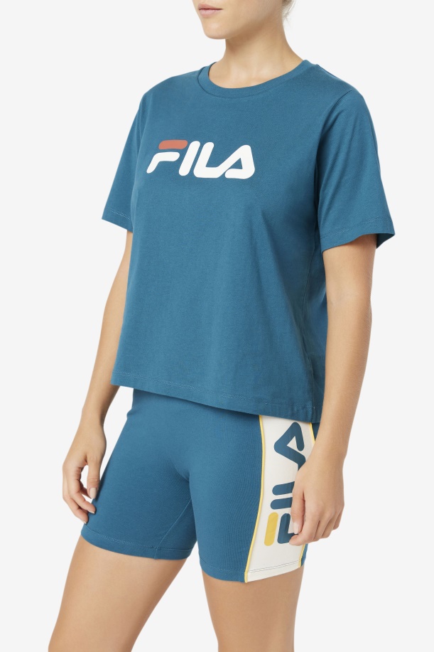 μπλε κοραλί Fila Thea Tee