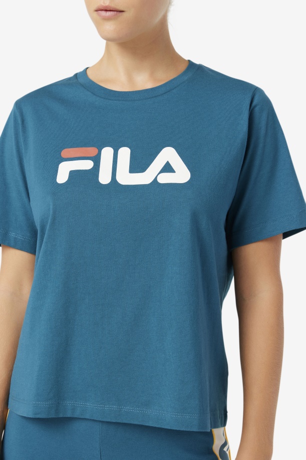 μπλε κοραλί Fila Thea Tee