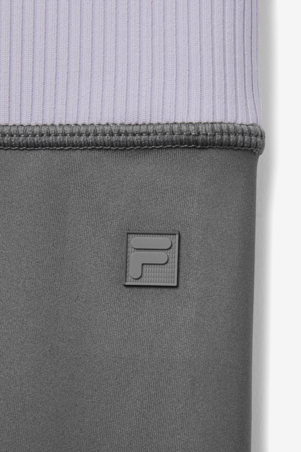 Forza 8\" Texture Bike Short Fila Gargoyle/Lavender Blue
