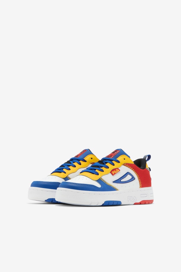 Fila Big Kids\' Lnx-100 αλυσιδωτή βελονιά μαύρη/κόκκινη/μπλε