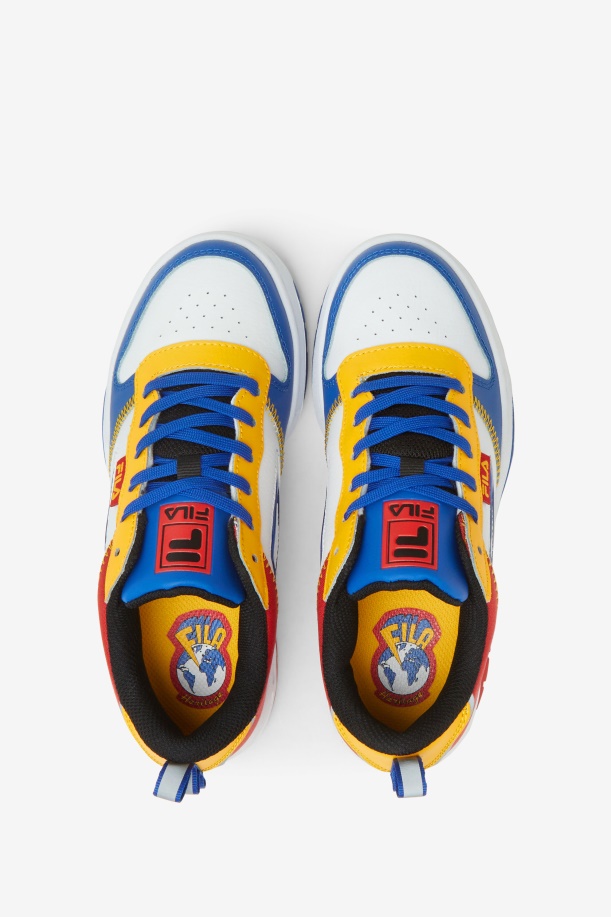 Fila Big Kids\' Lnx-100 αλυσιδωτή βελονιά μαύρη/κόκκινη/μπλε