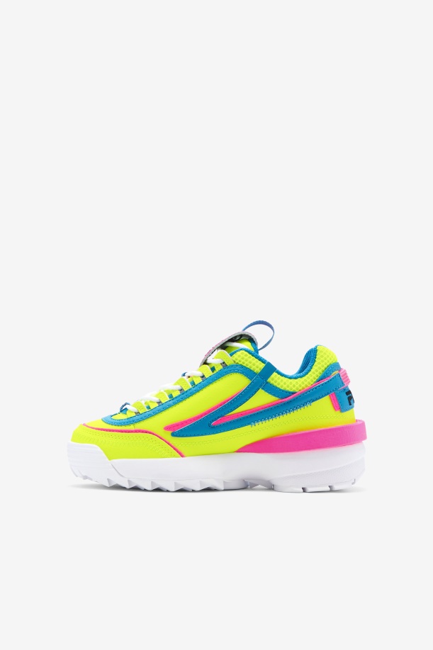 Fila Big Kids\' Disruptor 2 Exp κίτρινο/ατομικό μπλε/ροζ