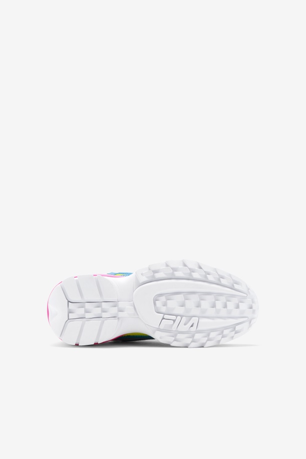 Fila Big Kids\' Disruptor 2 Exp κίτρινο/ατομικό μπλε/ροζ