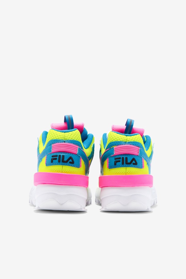 Fila Big Kids\' Disruptor 2 Exp κίτρινο/ατομικό μπλε/ροζ
