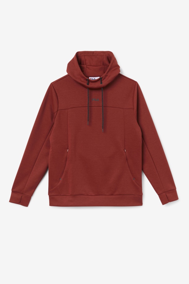 Fila Aadheen Hoodie Russet καφέ/μαύρο