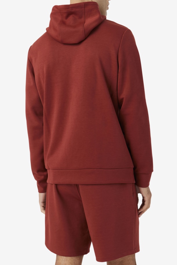 Fila Aadheen Hoodie Russet καφέ/μαύρο