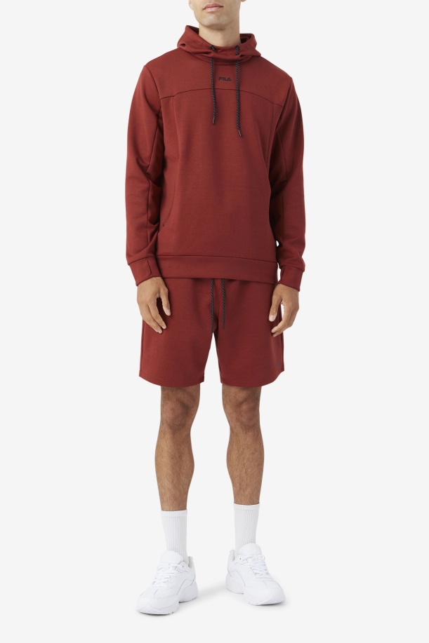 Fila Aadheen Hoodie Russet καφέ/μαύρο