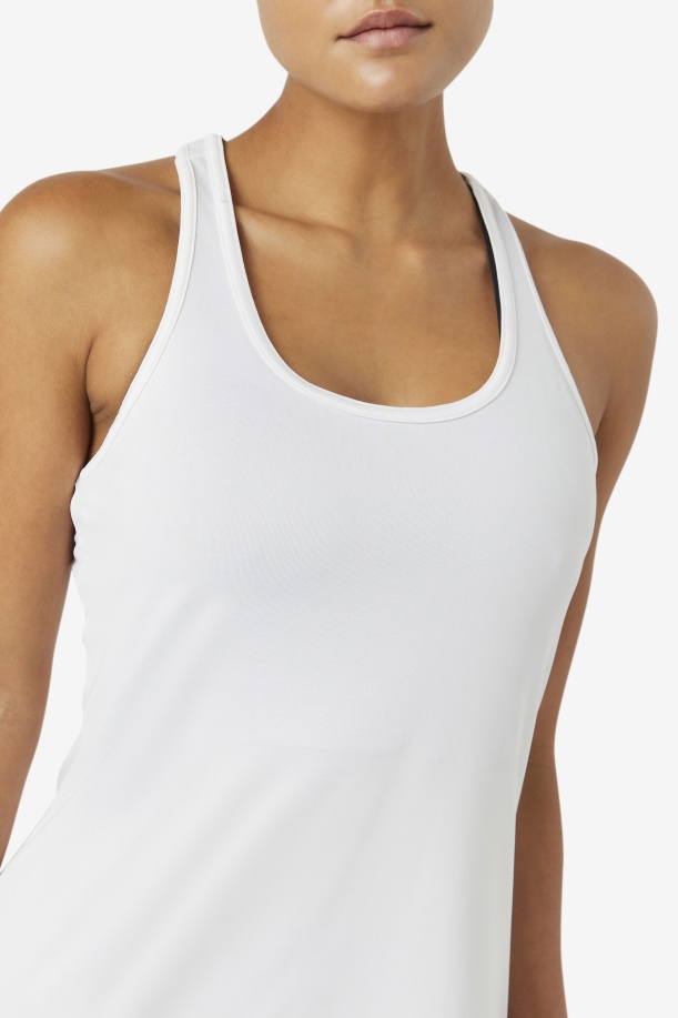 Pickleball Racerback Tank Fila λευκό
