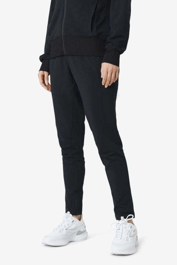 μαύρο παντελόνι Fila Fi-lux Slim Leg