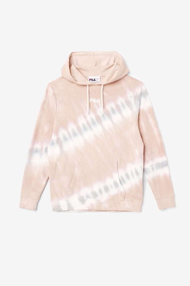 Fila Aerolynn Tie Dye Hoodie γαρδένια/λευκό/βελγικό μπλοκ
