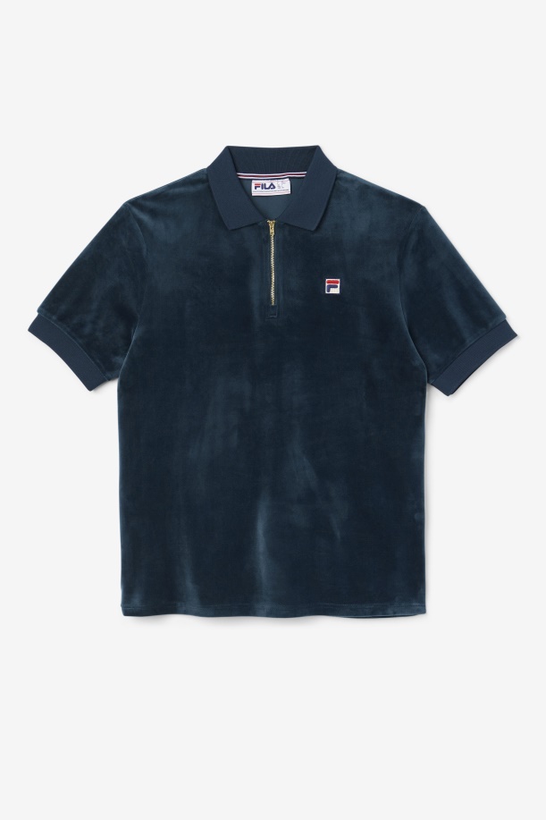 Teal Fila Devon βελούδο πόλο