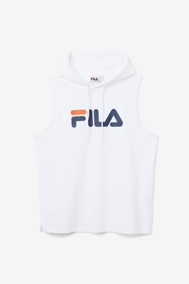 Fila White/navy/cherry Tomato Zany αμάνικη κουκούλα