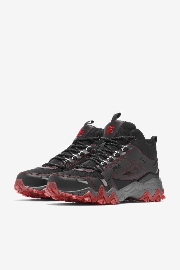 ανδρικό Oakmont Tr Mid μαύρο/κόκκινο Fila
