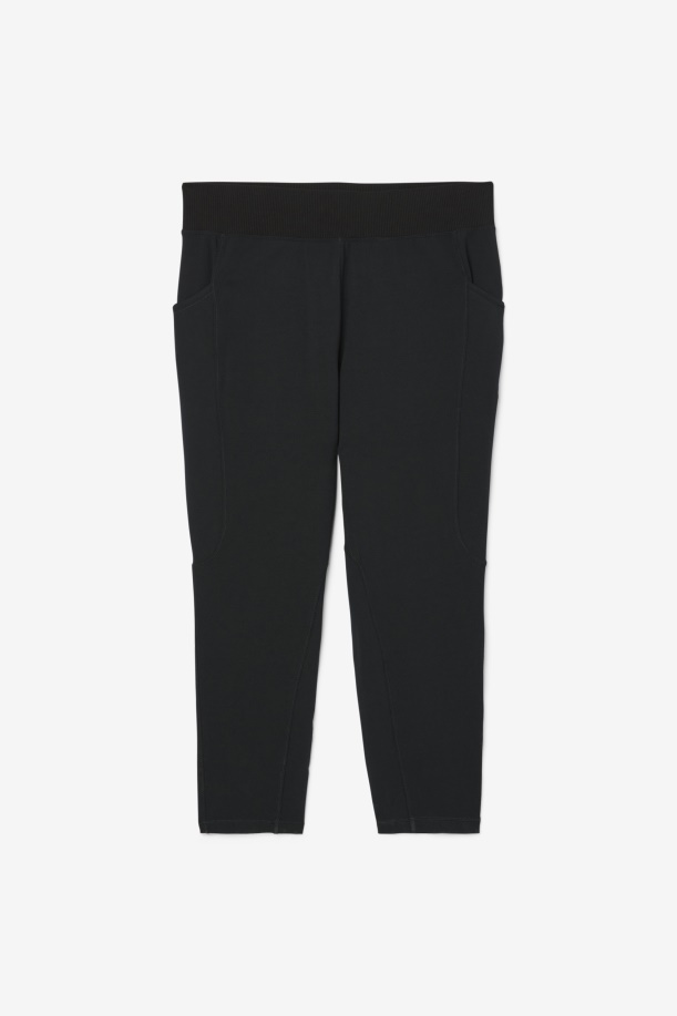μαύρο παντελόνι Fi-lux Slim Leg Fila