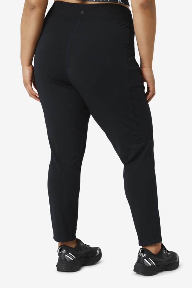 μαύρο παντελόνι Fi-lux Slim Leg Fila