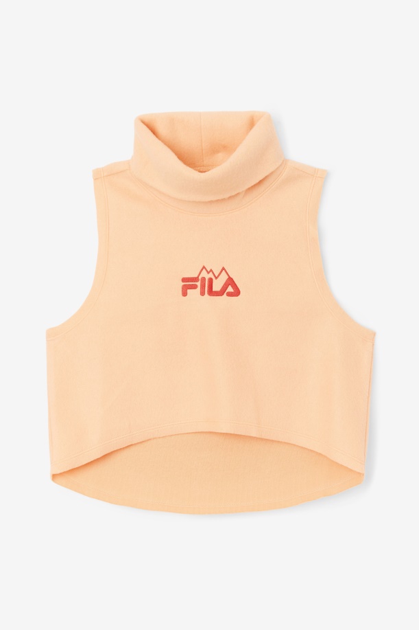 Eliana Cropped Neck πιο ζεστό πορτοκαλί/καγιέν