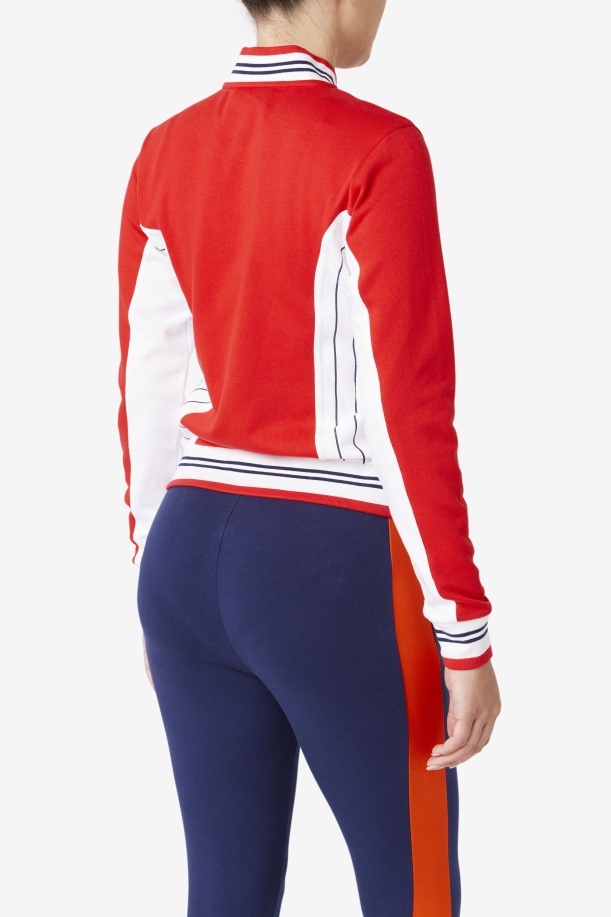 Fila κόκκινο/λευκό/navy σακάκι εβδομήντα Ii