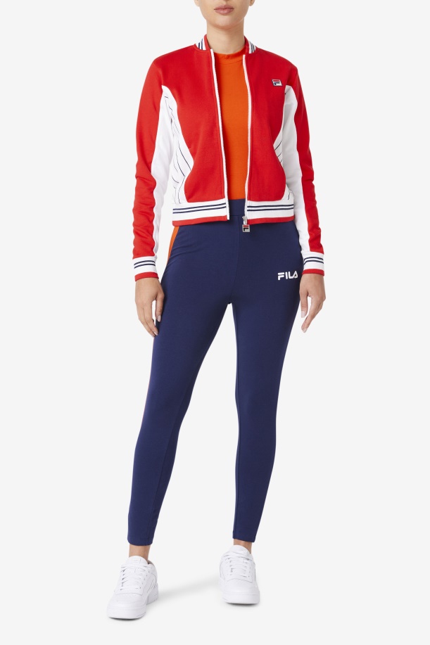 Fila κόκκινο/λευκό/navy σακάκι εβδομήντα Ii