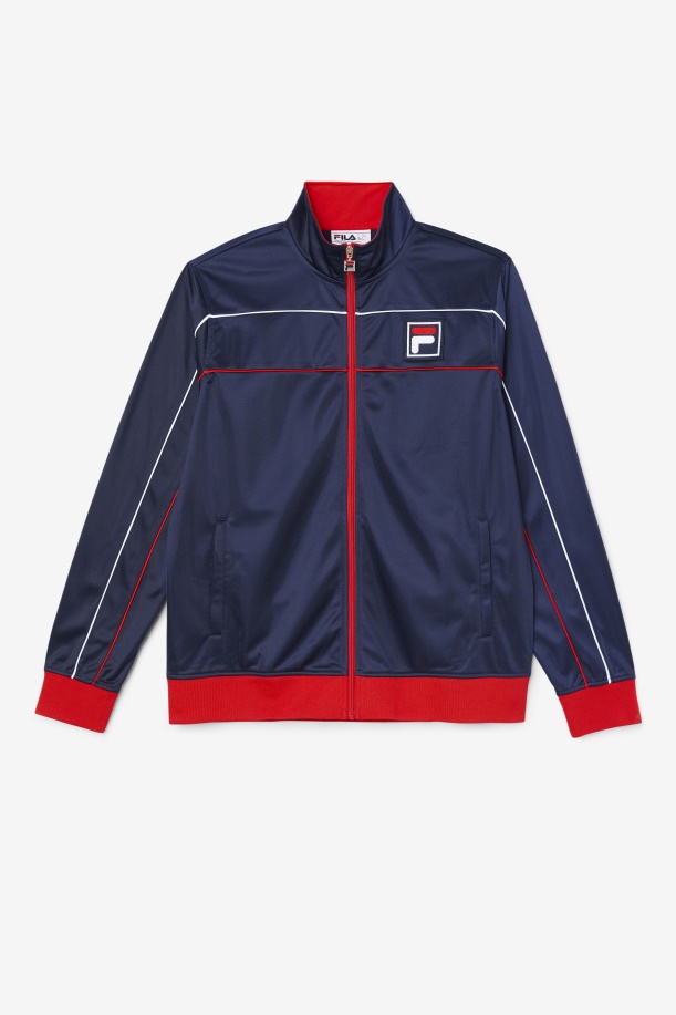 μπουφάν Fila Navy/κόκκινο/λευκό Wayan σακάκι