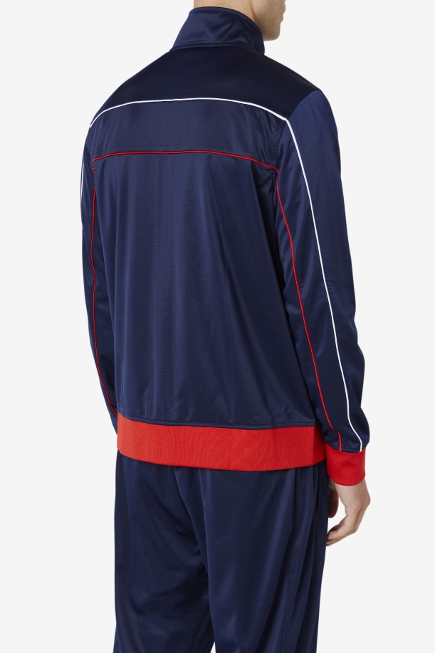 μπουφάν Fila Navy/κόκκινο/λευκό Wayan σακάκι