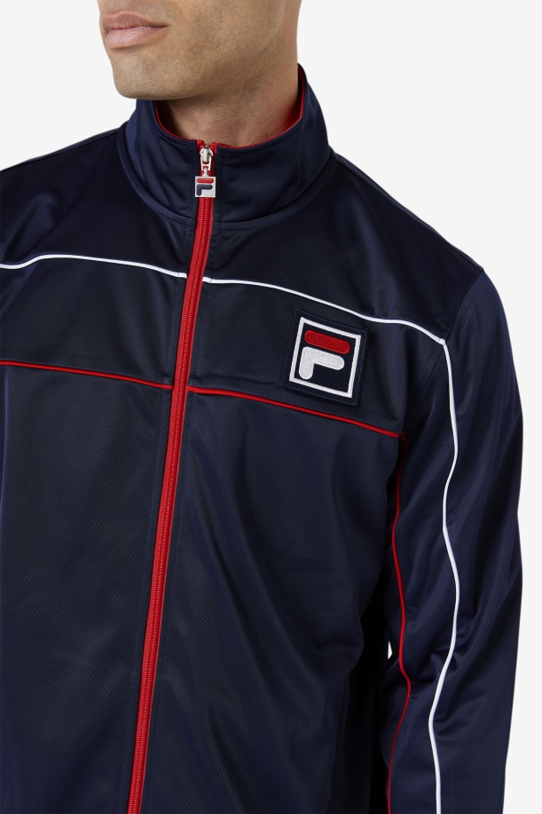 μπουφάν Fila Navy/κόκκινο/λευκό Wayan σακάκι