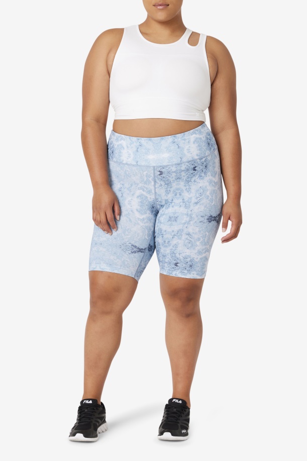 λευκό Uplift φέτα Crop σουτιέν Top Fila