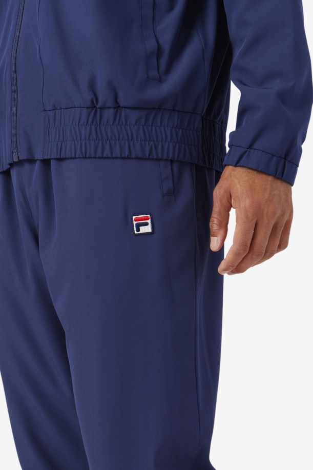 Fila Navy/λευκό/κόκκινο παντελόνι πίστας Amar