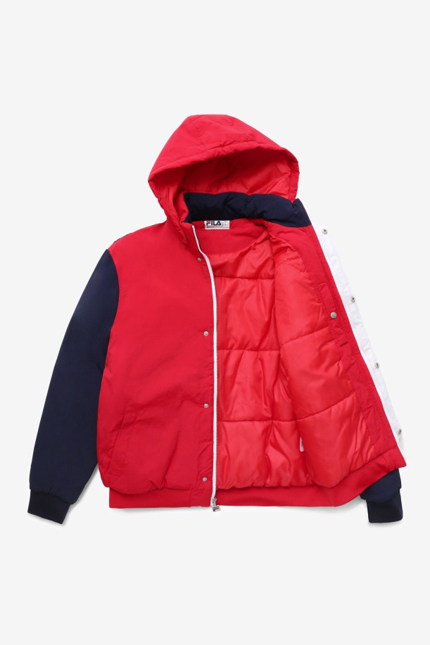 Fila P1 Fila Tech σακάκι κόκκινο/παγόνι/λευκό