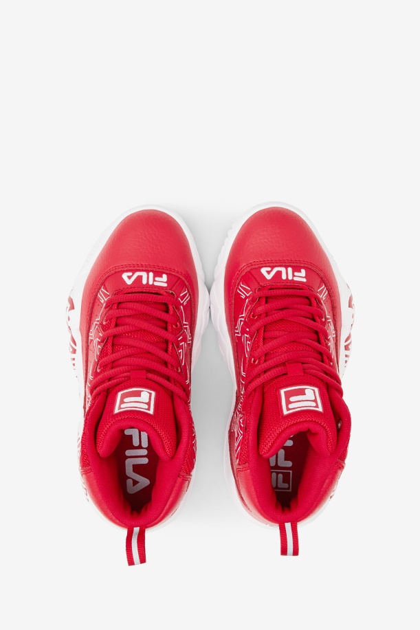 μεγάλα παιδικά\' Mb κόκκινο/άσπρο Fila