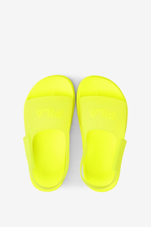 Fila Yellow Big Kids\' Saveeno Slide
