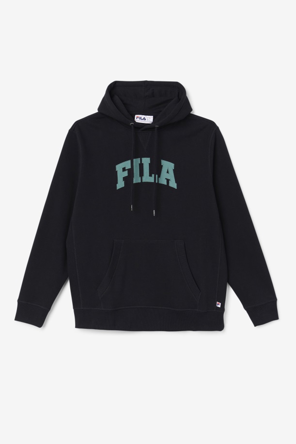 Brook Hoodie Fila μαύρο/μπλε έλατο