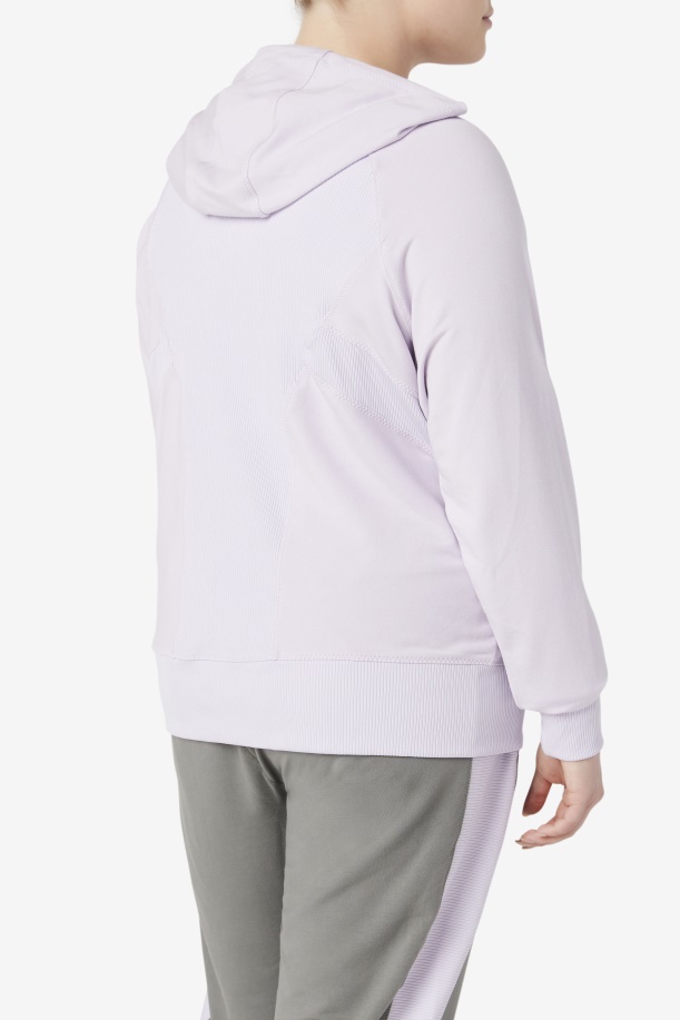 Fila Fi-lux υφή Full Zip Hoodie μπλε λεβάντας
