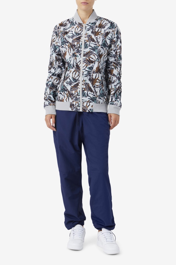 καμηλοπάρδαλη στάμπα Mav Bomber Jacket Fila