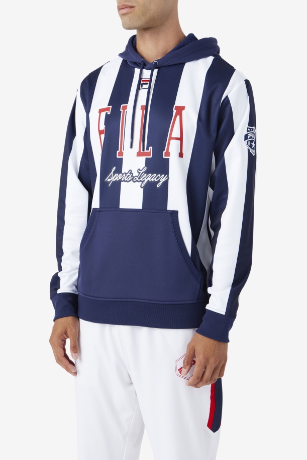 Soni Hoodie λευκό/κόκκινο Fila