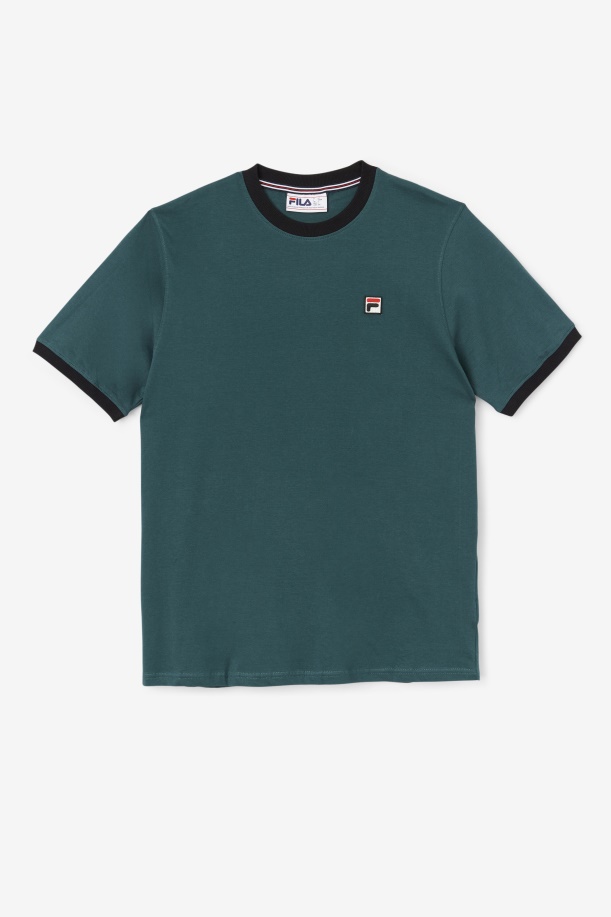 Fila June Bug/μαύρο μπλουζάκι μαρκόνι